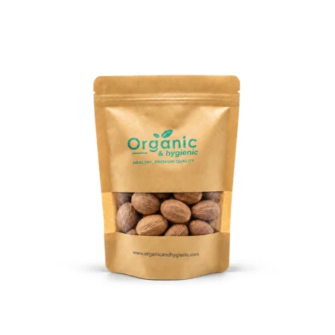 Nutmeg (Jaifal) in Pakistan | Organic & Hygienic. Buy Nutmeg in Pakistan from Organic & Hygienic. Quality Jaifal with warm aroma and rich flavor, ideal for desserts, beverages and traditional cooking.