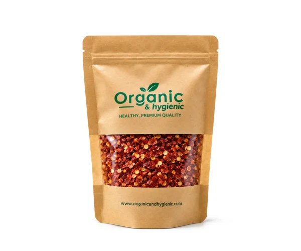 Fresh Chilli Flakes (Dharra Mirch) in Pakistan | Organic & Hygienic. Fresh Chilli Flakes (Dharra Mirch) from Organic & Hygienic, carefully selected for their spicy flavor, aroma and quality, available across Pakistan.